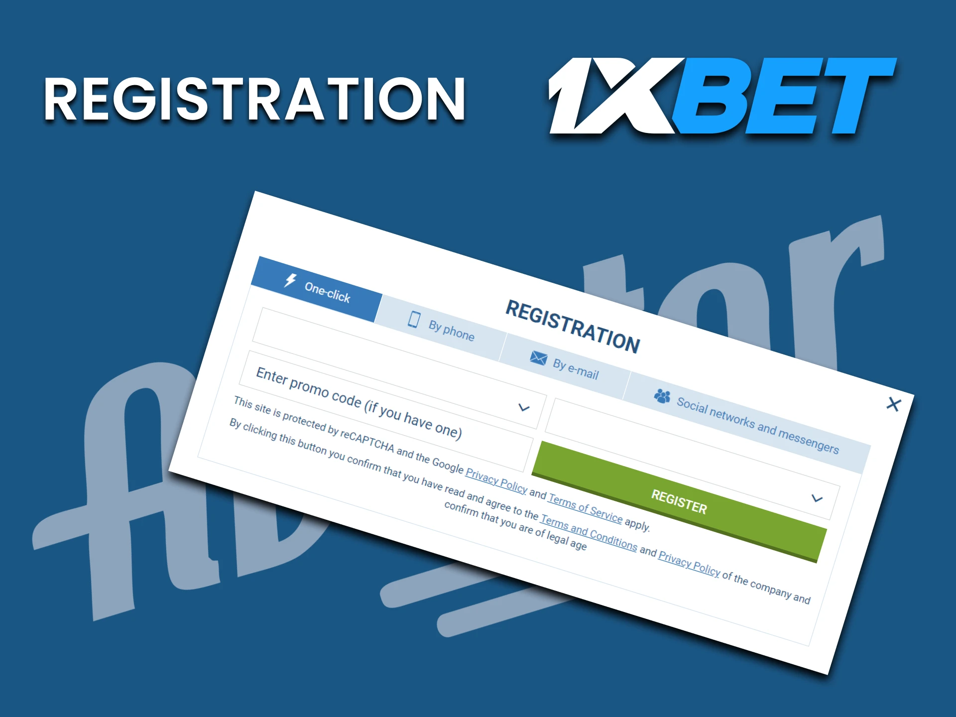 1xBet Registration