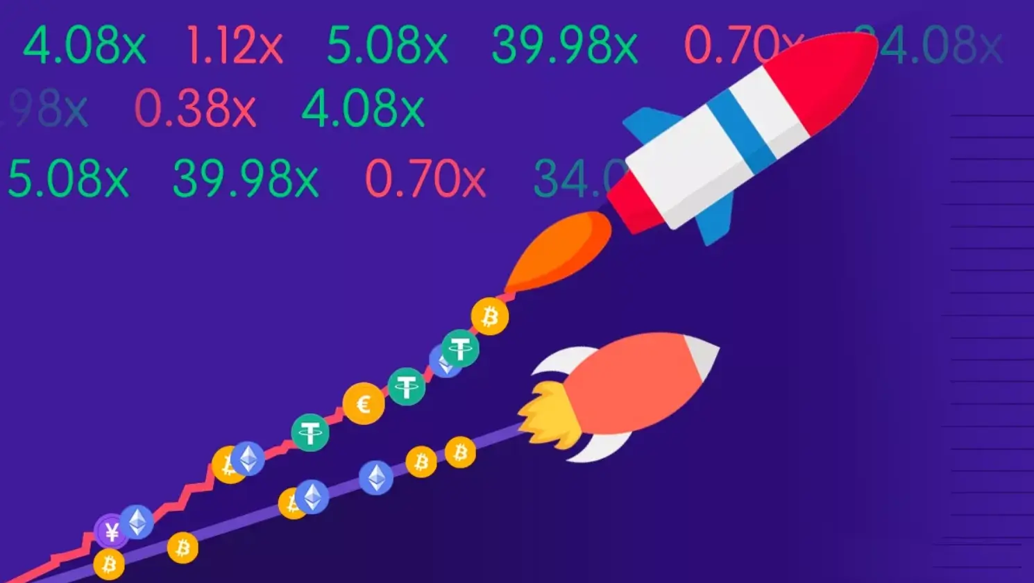 Rocket Crypto Game.