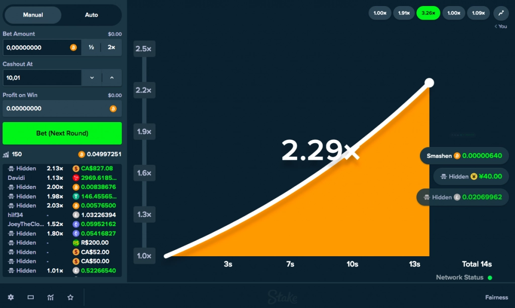 Stake Crash Original.